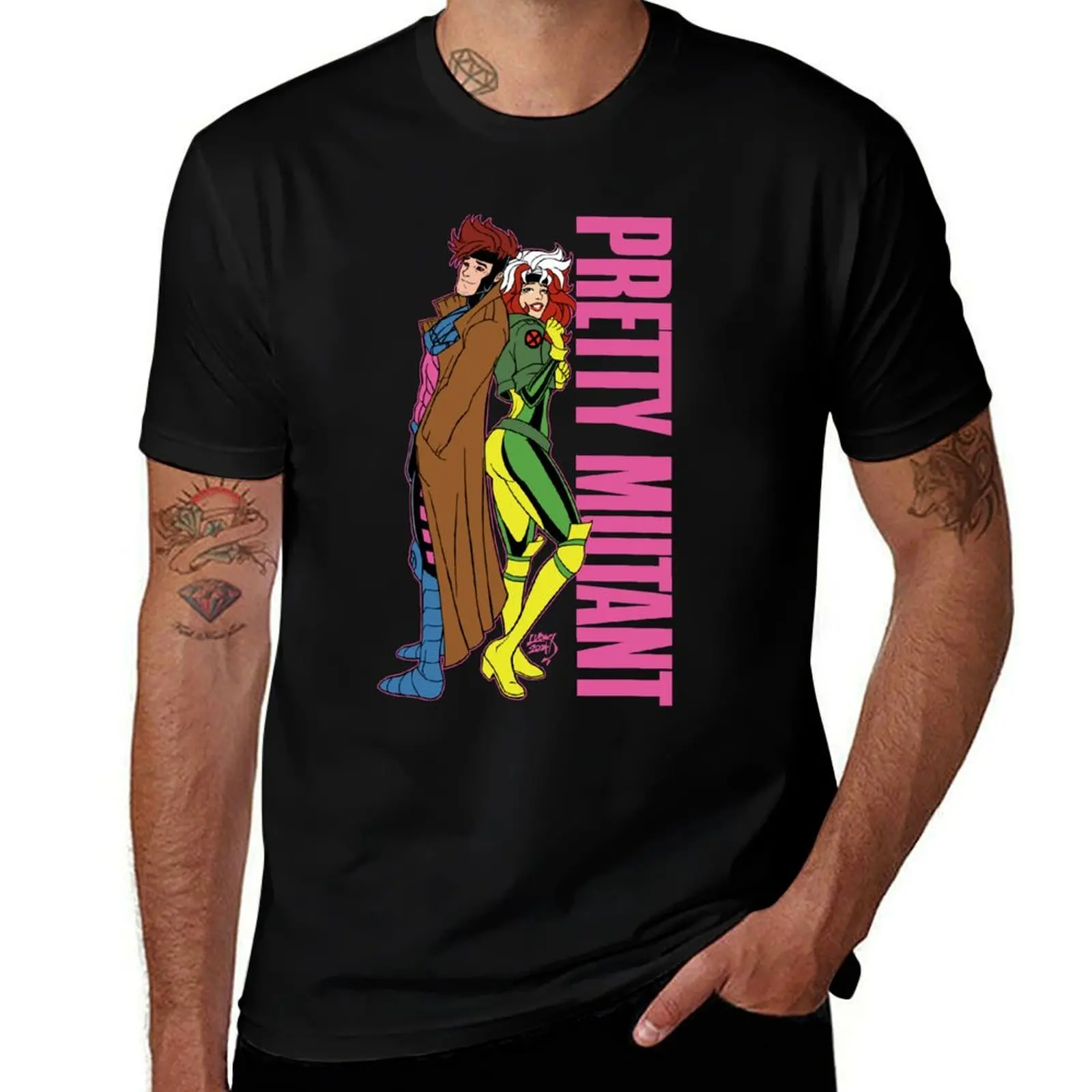 Pretty Mutant T-Shirt Basic Crew Neck Short Sleeve Top T-Shirt