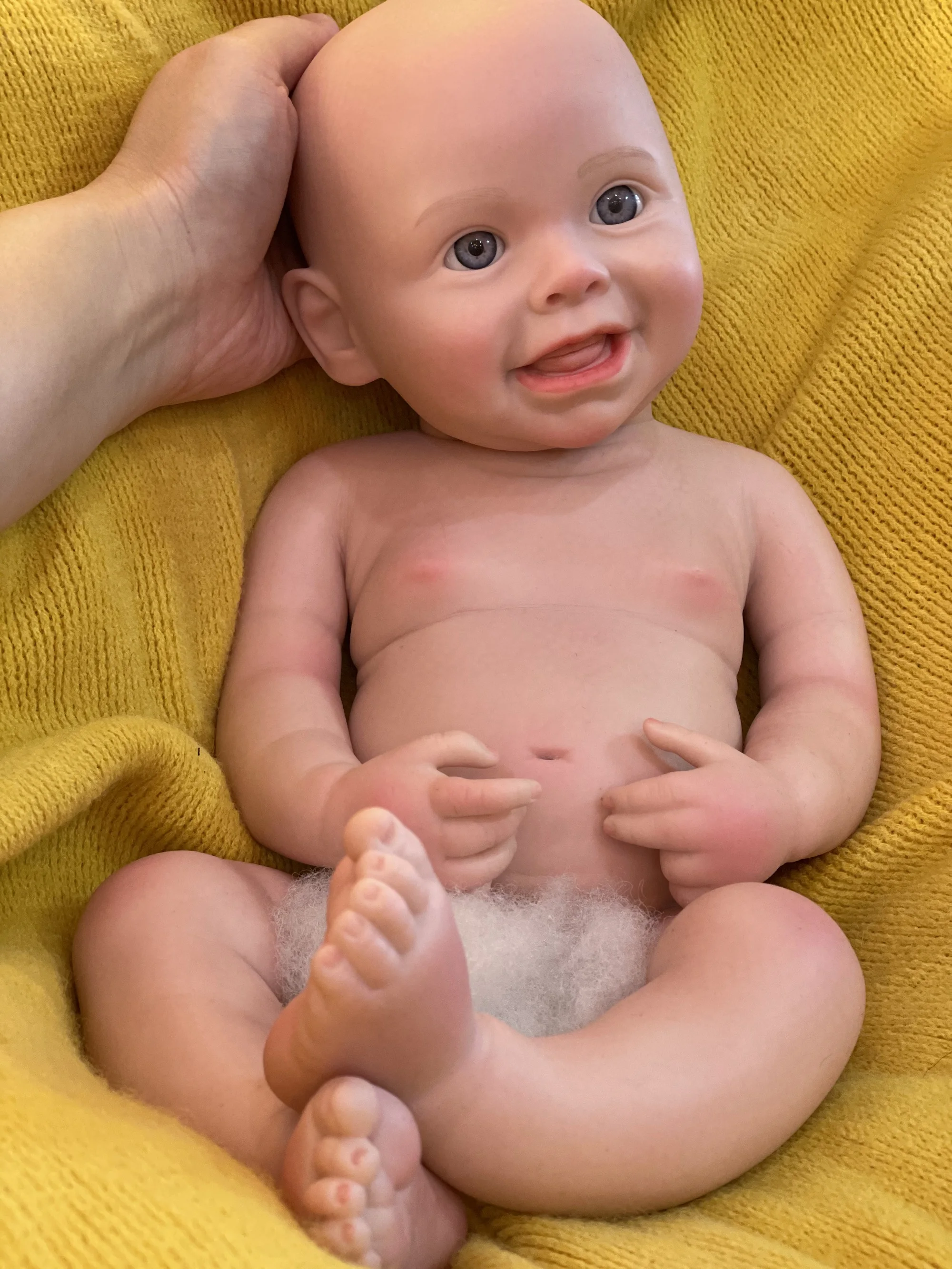 Peaches&Harper Bebe Reborn 33CM Full Body Soft Solid Silicone Reborn Doll Painted Reborn Baby Doll Reborn Corpo De Silicone