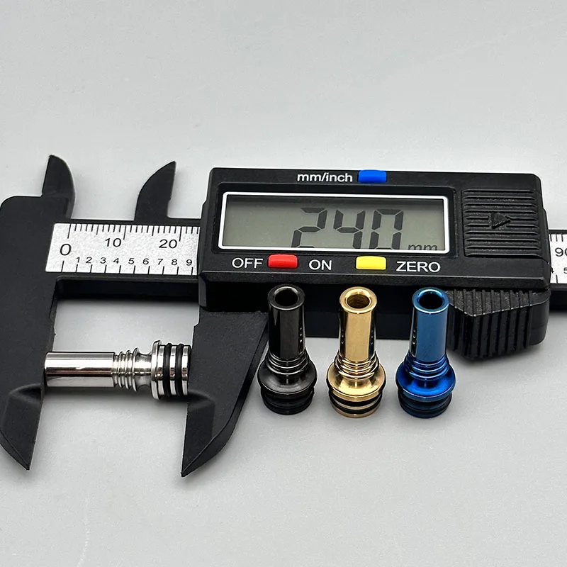 vape 510 drip tip Diplomat Lincoln 3.3mm Inner Diameter Stainless Steel Polished Mouthpiece For Dotaio RTA Tank Vape Accessories
