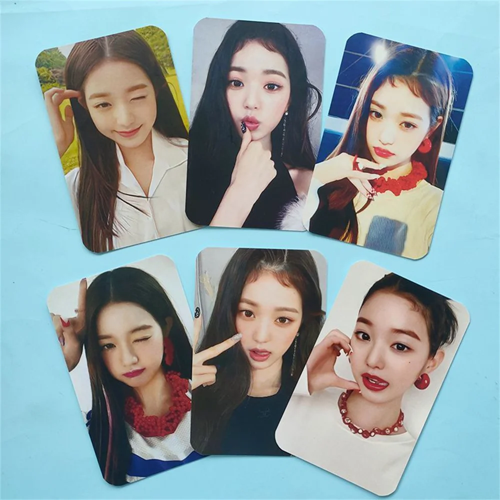 Kpop Album After Like Photo Cards WonYoung Liz Personal Photo Song Card Gaeul Leeseo Korean Style LOMO Card Fans Collection Gift