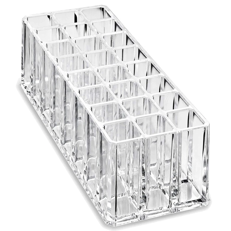 

Box Storage Box Lipstick Storage Box 24 Space Clear Acrylic Tall Organization Container