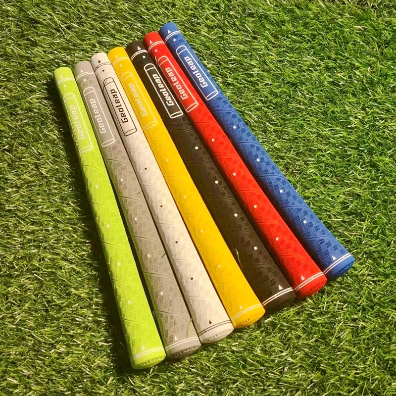Impugnature per mazze da Golf per uomo, Standard, gomma media, antiscivolo, ferri da Golf morbidi, legni, impugnature universali, alta qualità