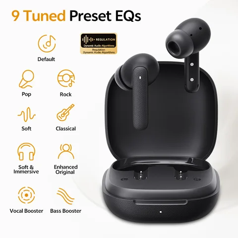 QCY Buds TWS Bluetooth 5.3 Беспроводные наушники с шумоподавлением — пример использования