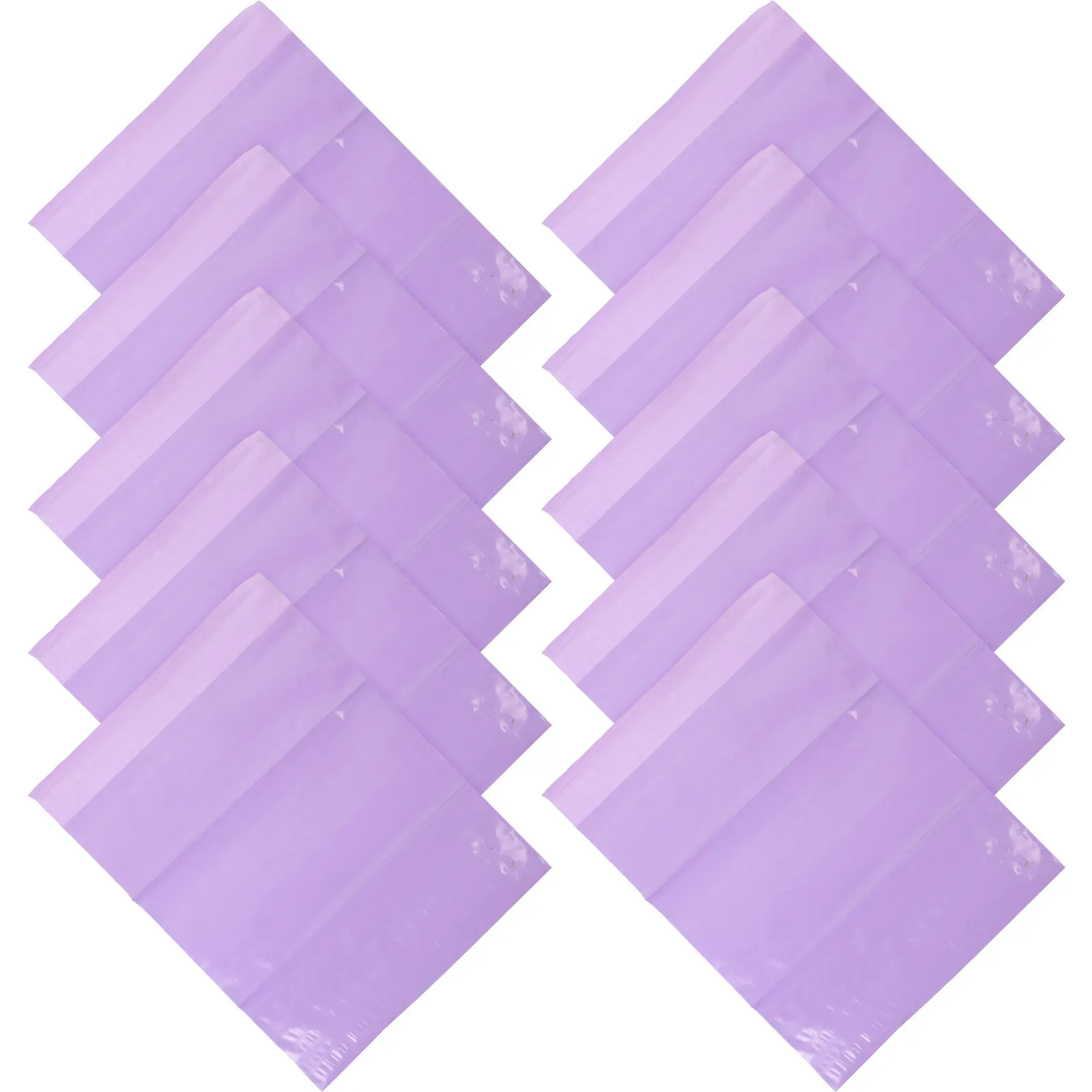 

100 шт. фиолетовых курьерских пакетов, утолщенные почтовые конверты, герметичные самоклеящиеся пакеты для экспресс-доставки и упаковки посылок