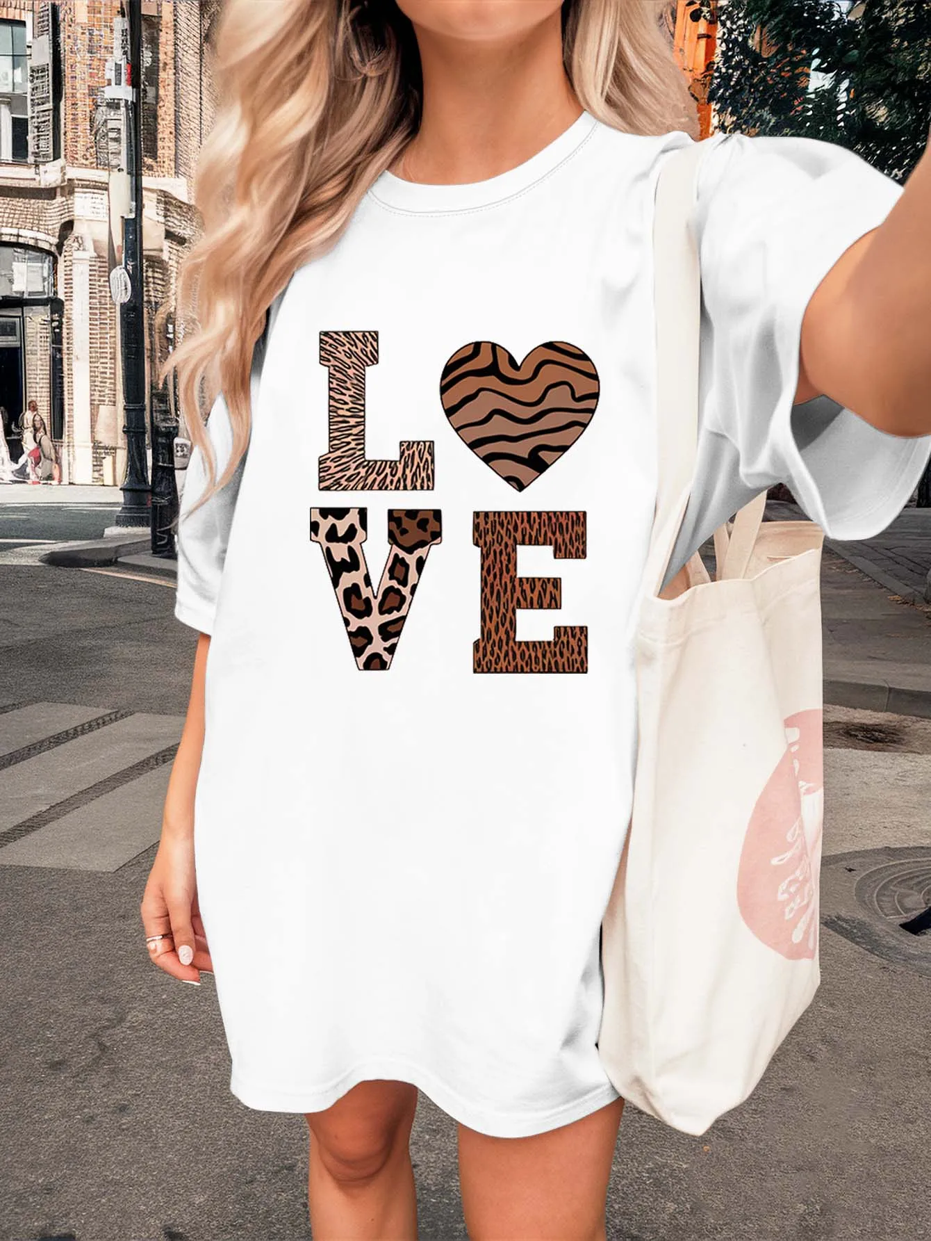 

Plus Size Stylish Love Inspired Designed Apparel Perfect for Women Seeking Timeless Charm and Trendy Fashion Sense