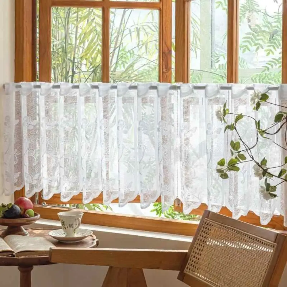 Gifts Boho Tulles Drapes DIY Home Decor Flower Curtain Butterfily Short Drape