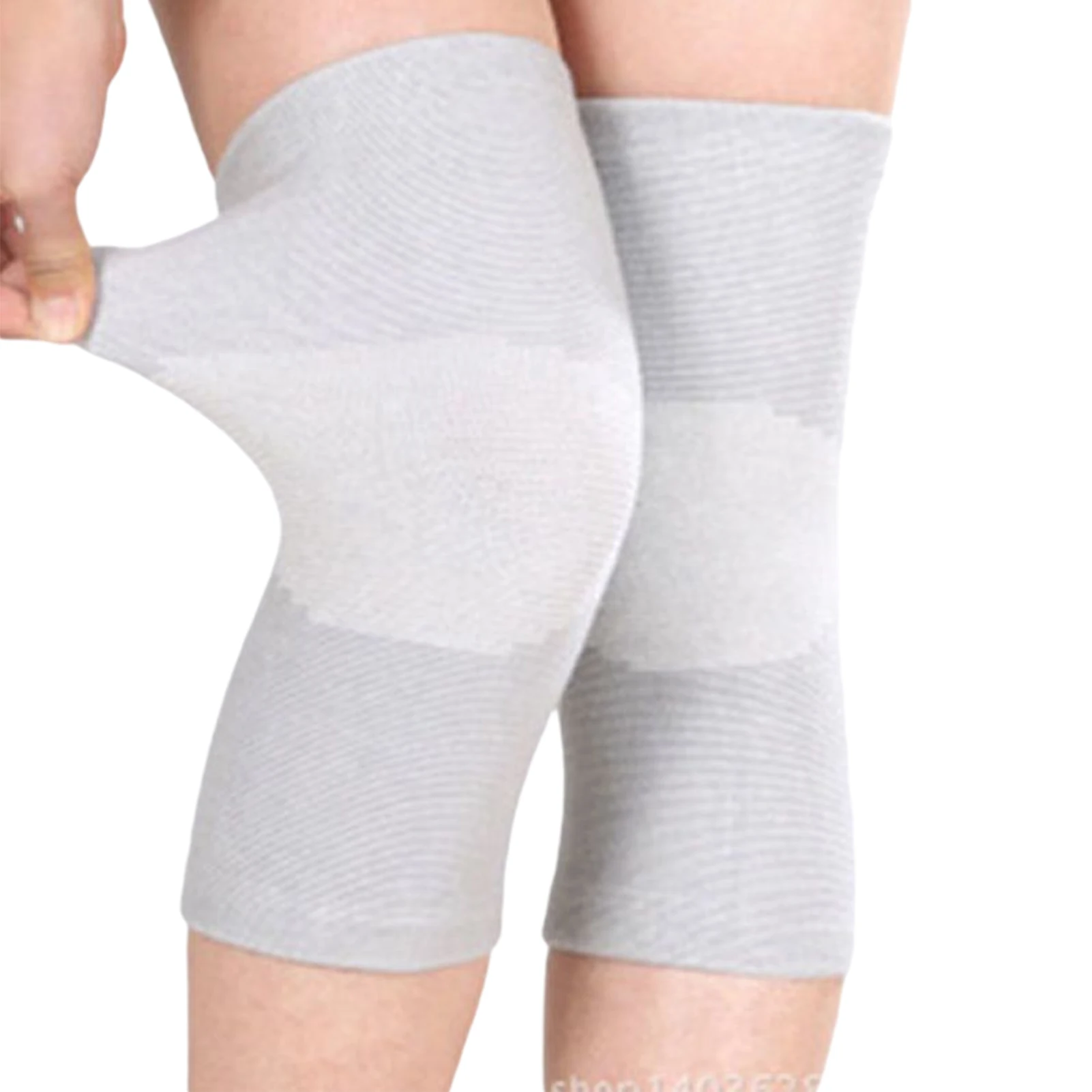 2023 Winter Wool Knee Pads Unisex Cashmere Knee Warmers Prevent Arthritis Keep Warm Knee Protector Thick Cotton Kneepad