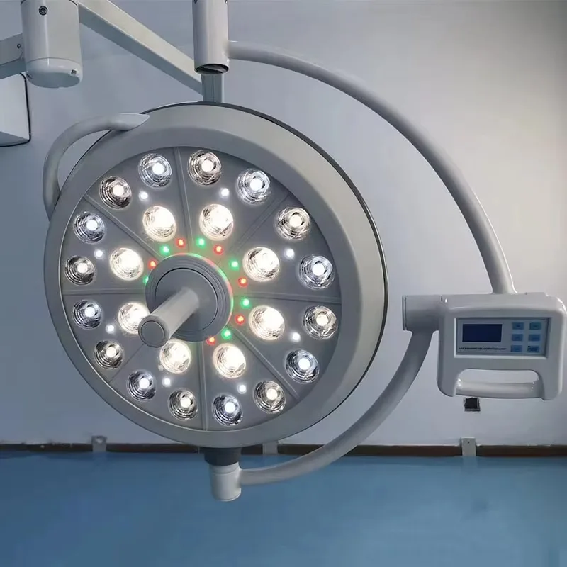 Double Head LED Surgical Light, Ceiling Mounted Shadowless Lamp | Hospital Operating Theatre Medical Lighting
