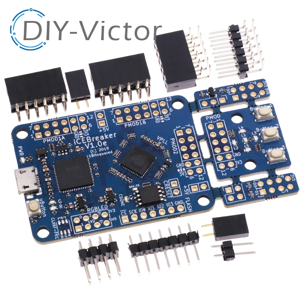 V1.0e FPGA development board iCE40UP5k 120 Kbit For Pmod Connectors iCEBreaker