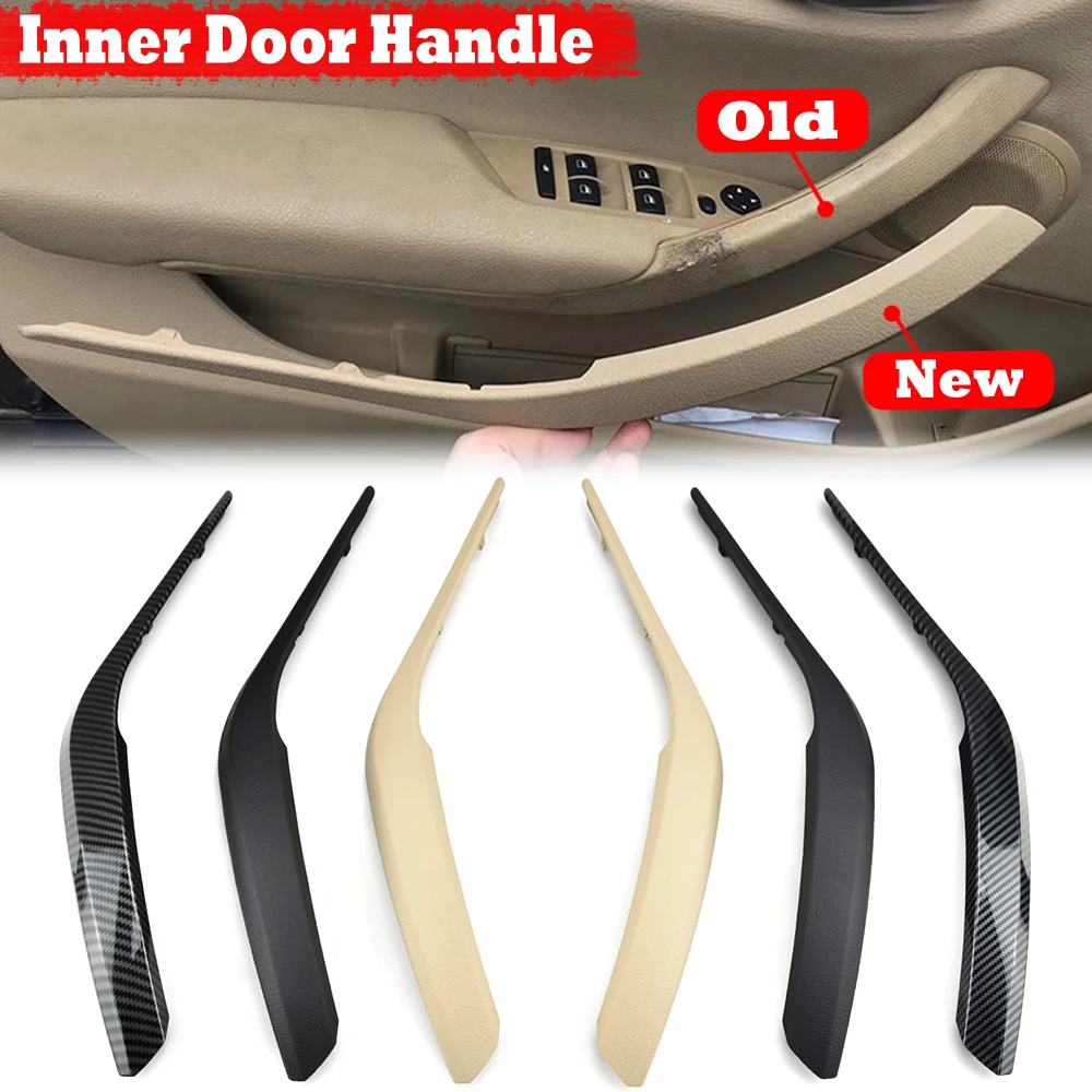 

Left Right Side Car Inner Door Panel Handle Pull Trim Cover Auto Interior Door Handles Covers For BMW X1 E84 2010-2016