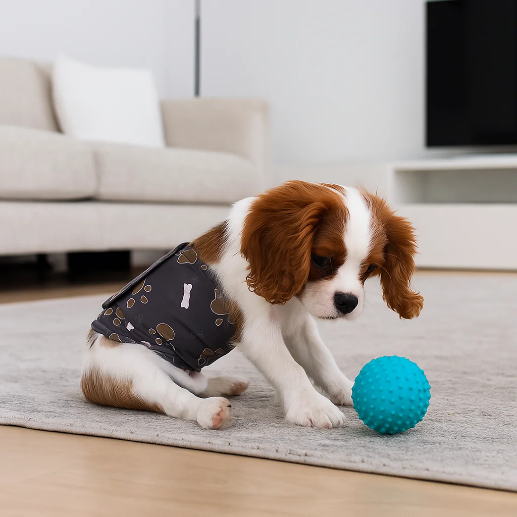 BIAI Anti-Side Leak Dog Male Diaper Reusable Physiological Pants Sanitary Underwear Belly Band Nappies Cloth Cotton Diaper Wraps