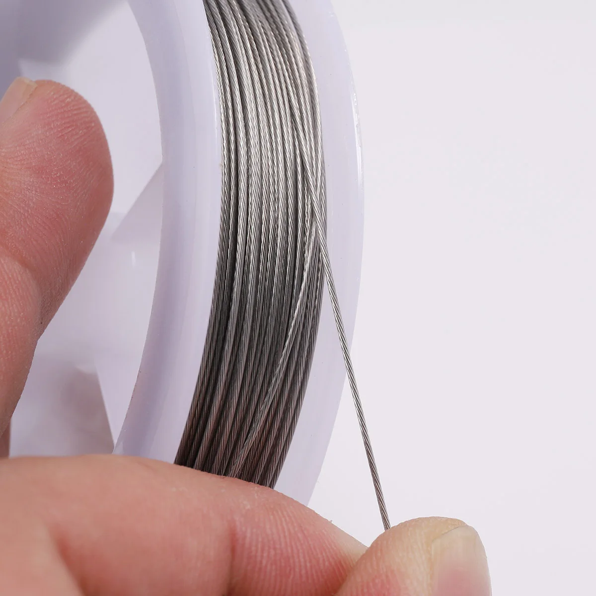 1 Roll Steel Wire Rope 0.3/0.38/0.45/0.5/0.6/0.7/0.8/1.0mm Stainless Steel Wire Cords for DIY Jewelry Making Accessories
