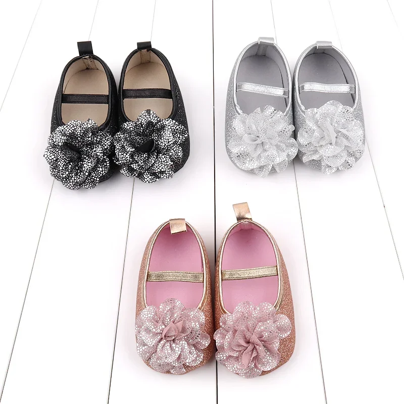 

Детская блестящая блузка для маленьких девочек 0-9-18 месяцев, красивый цветок, новая мода 2024 года, BHX3104