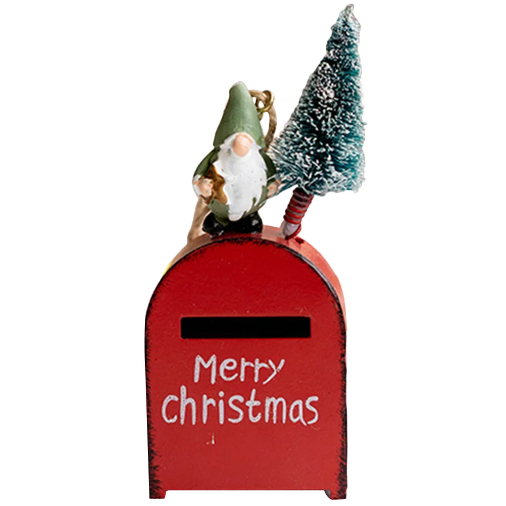 

Christmas Iron Mailbox Hanging Pendant Xmas Tree Decor Party Props Xmas Tree Ornament Christmas Party Decor Hanging Decors