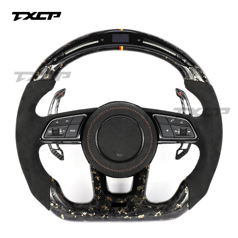 

Подходит для Audi A3 A4 B9 A5 RS3 RS4 RS5 S3 S4 S5 S6 S7 A1 A7 A8 B9 B8.5 B8 A6 R8 TT RS6 Q5 LED Полный руль из углеродного волокна