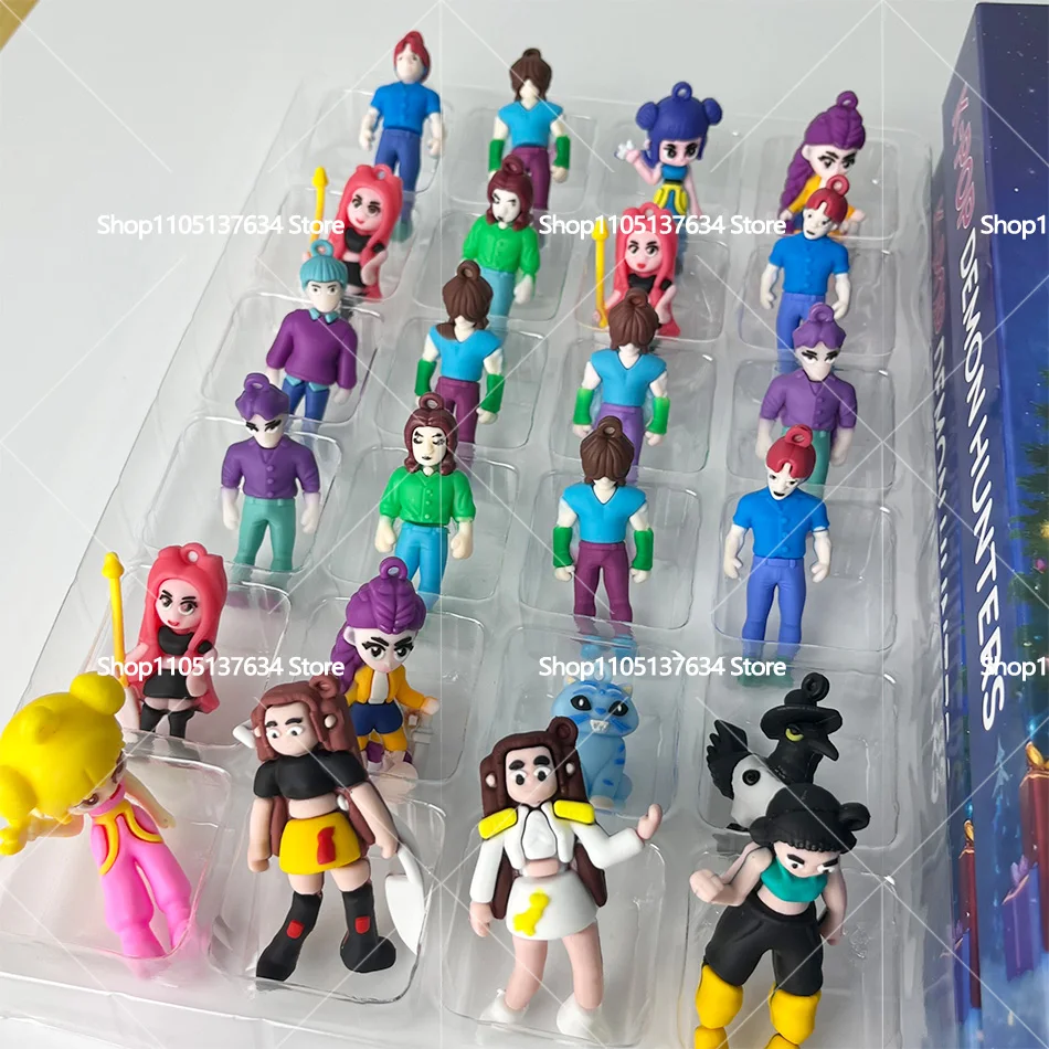 Nouveau chasseur de démons en acrylique, ornement d'arbre de noël, boîte aveugle de l'avent de Style Kpop, décor de vacances gothique mignon pour adolescents et femmes, cadeau