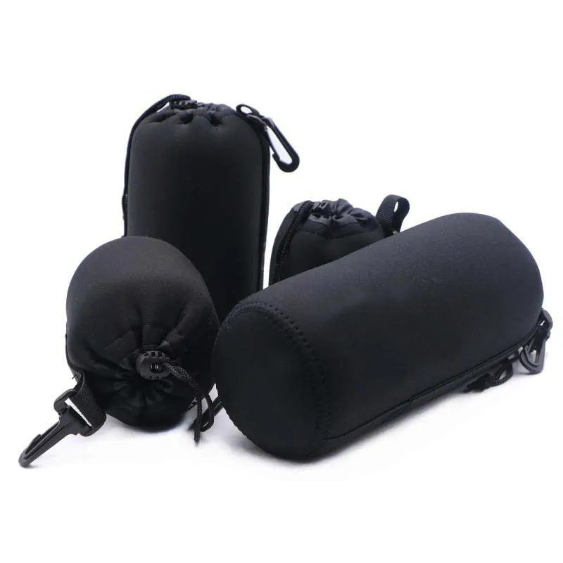 1PCS Neoprene waterproof Soft Camera Lens Pouch bag Case S M L XL