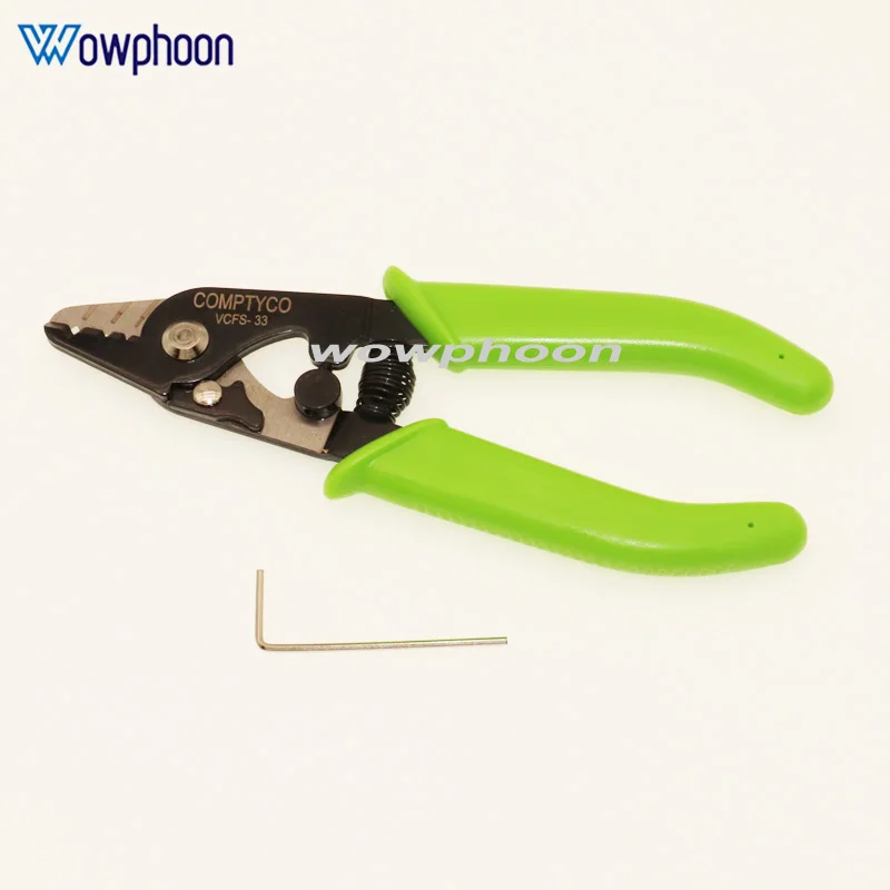 

VCFS-33 Fiber Stripping Pliers FTTH Tool Fiber Optic Wire Stripper VCFS-33 Optional Two Ports Customized