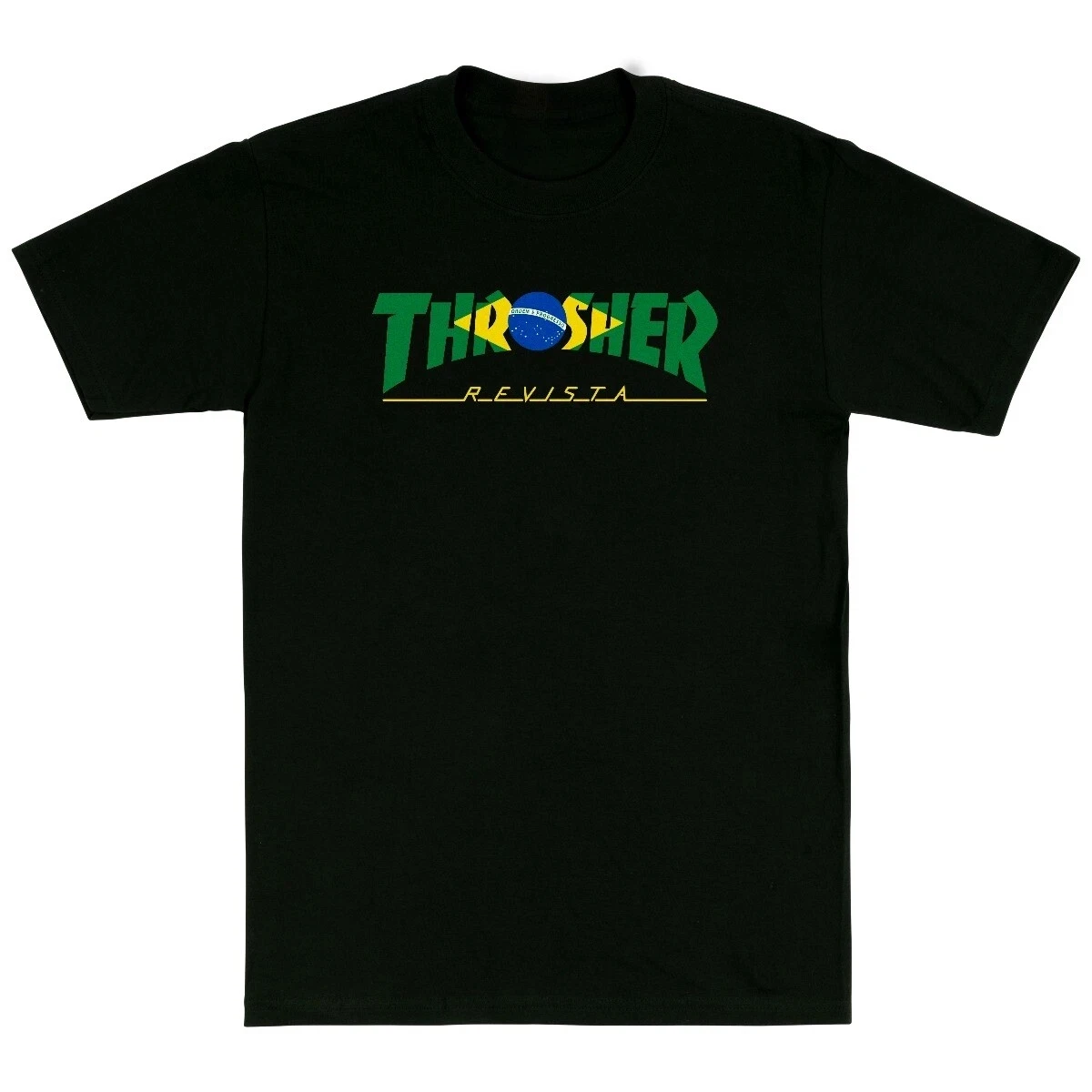 Rare Thra Magazine MEXICO REVISTA Sher LOGO Skateboard T-shirt Graphic Cotton High-end Luxury Unisex Style Both of Men and Women