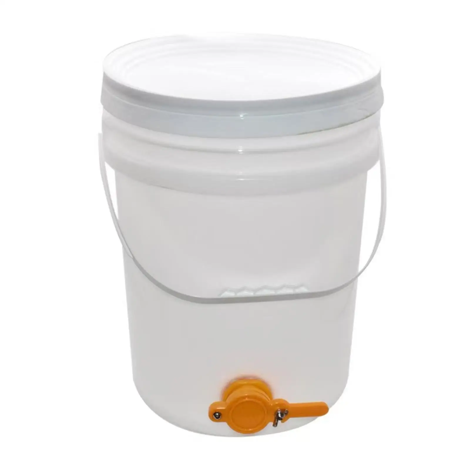 20 Liter Honey Processing Bucket with Spout and Lid for Secure Beekeeping Use