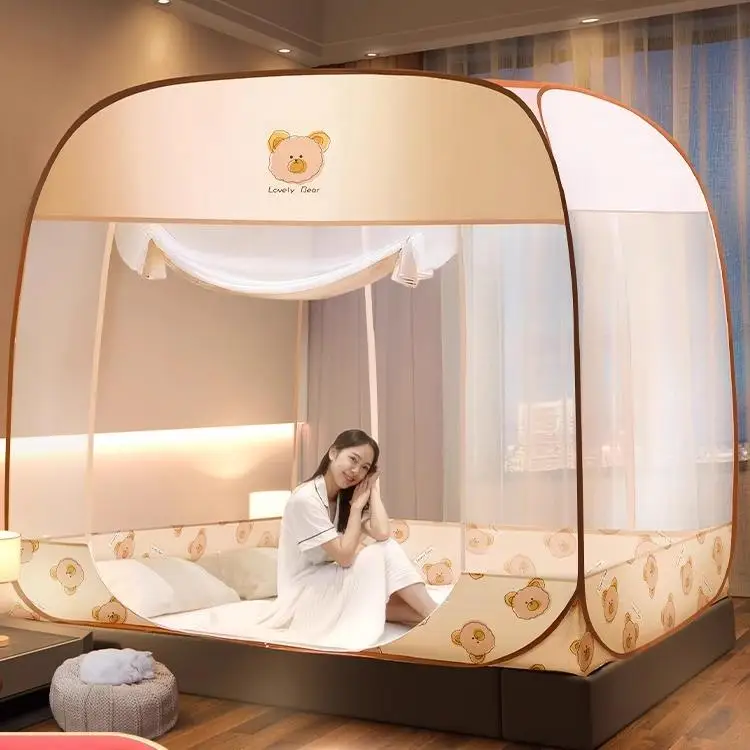 

Неинсталляционная москитная сетка для спальни, монгольская палатка, 5 м, защита от падения, складная детская новинка 2024, москитная крышка, кровать размера «queen-size»