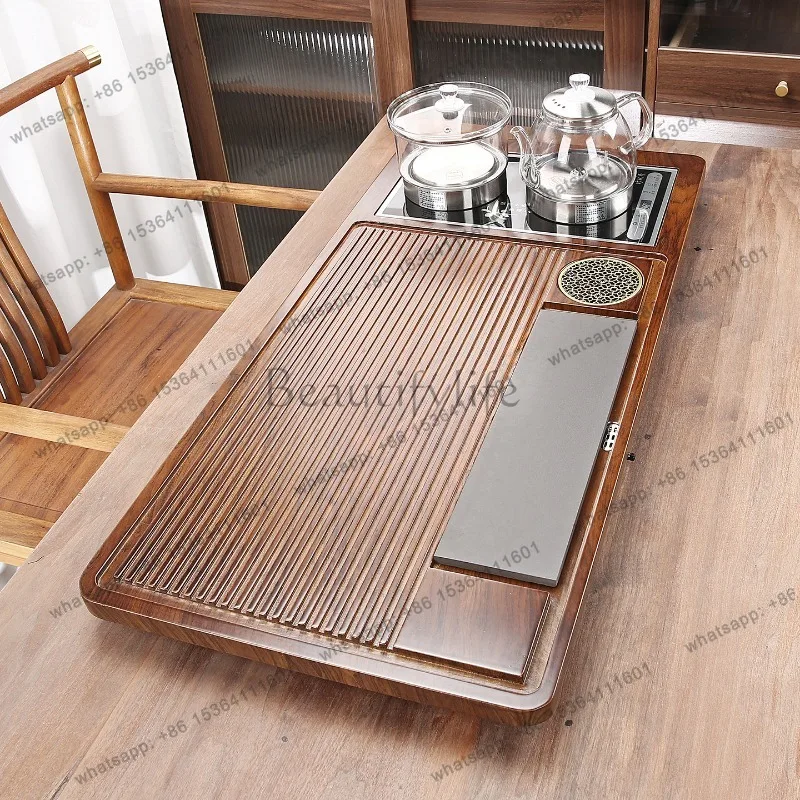 Best Sellers Accessories Ceramic Tea Tray Decorative Serving Vintage Rectangle Tea Tray Hospitality Drainage Bandeja Madera Home