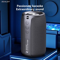 Zealot-S32 Wireless Speaker Outdoor Portable Subwoofer Speaker, Waterproof IPX 6, Dual Pairing,1800mAh Battery.