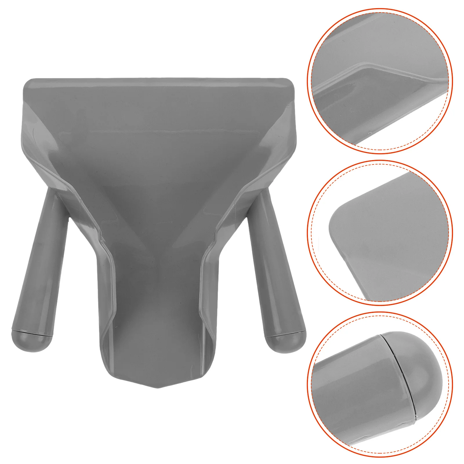 

Reusable Plastic Popcorn Scoop French Fries Nuts Candy Dried Fruits Kitchen Tool Ergonomic Design Easy Clean Hook Suspension