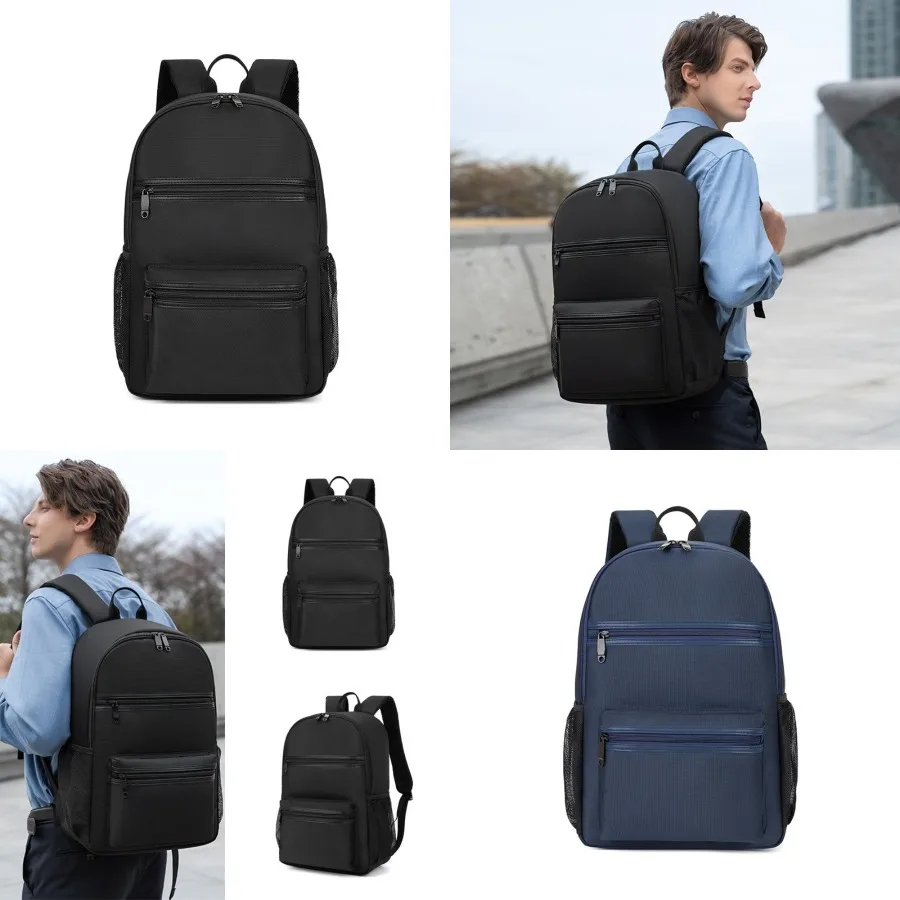 【New style】- e-commerce backpack men's backpack large-capacity travel bag computer bag schoolbag comfortable fashionable -