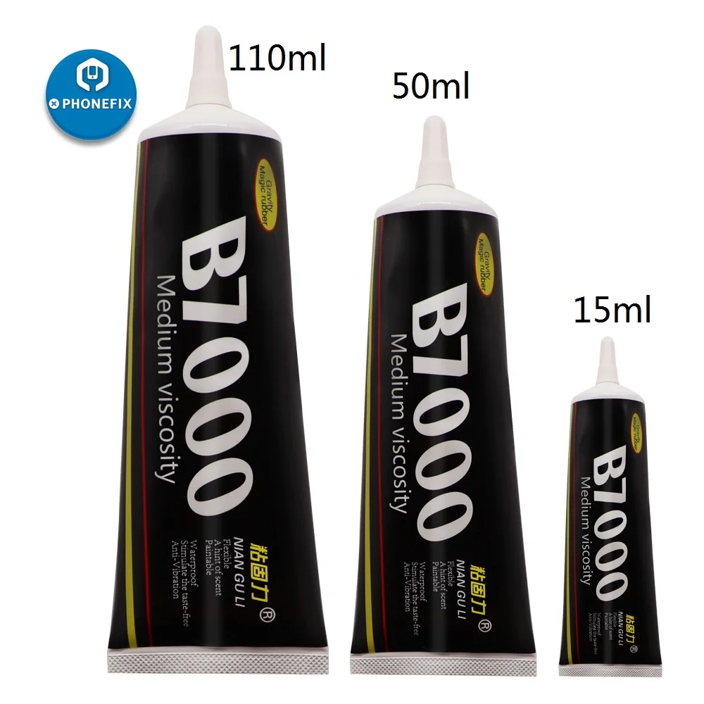 15ML 50ML 110ML B-7000 Transparent Clear Glue Phone Repair Adhesive Universal Glass Jewelry Plastic DIY Glue B7000 Repair Tool