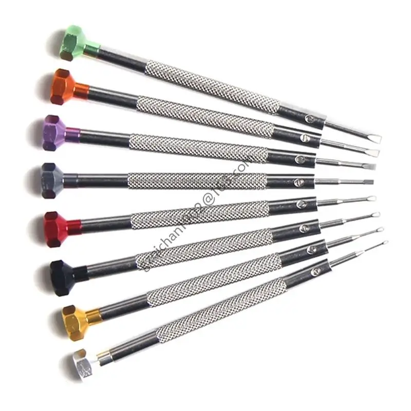 X7AB Accuracy Crafted Mini Crosses Screwdriver Corrosion Resistant Steel Blade Comfortable Grip Handle Watchmaker Essential Tool