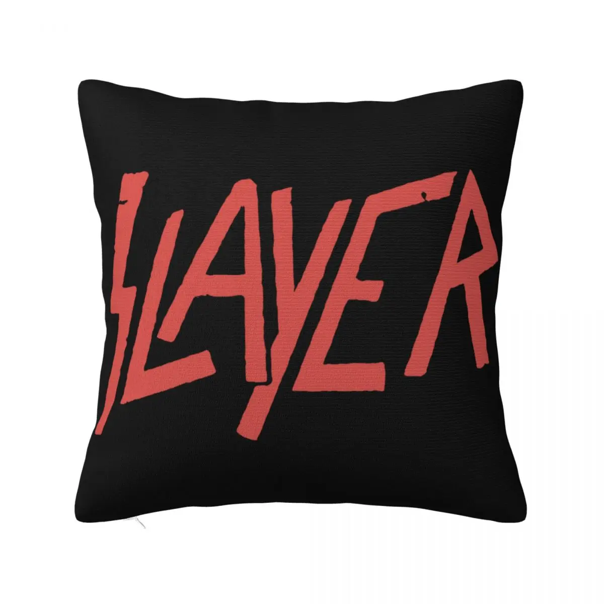 Slayer Logo Distressed Vintage Gray T Swea New Authentic Women Men Natural Rap Pillow Case