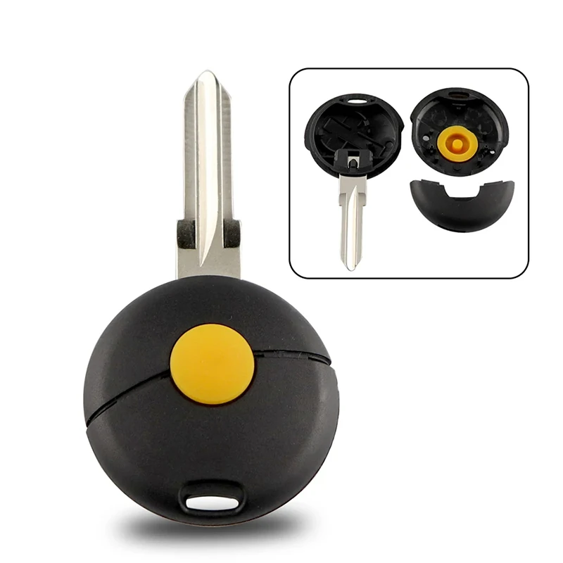 Remote Car Key Shell For Mercedes Benz Smart Fortwo 450 Cabrio City Cross Forfour W124 W202 W210 Replacement Car Accessories