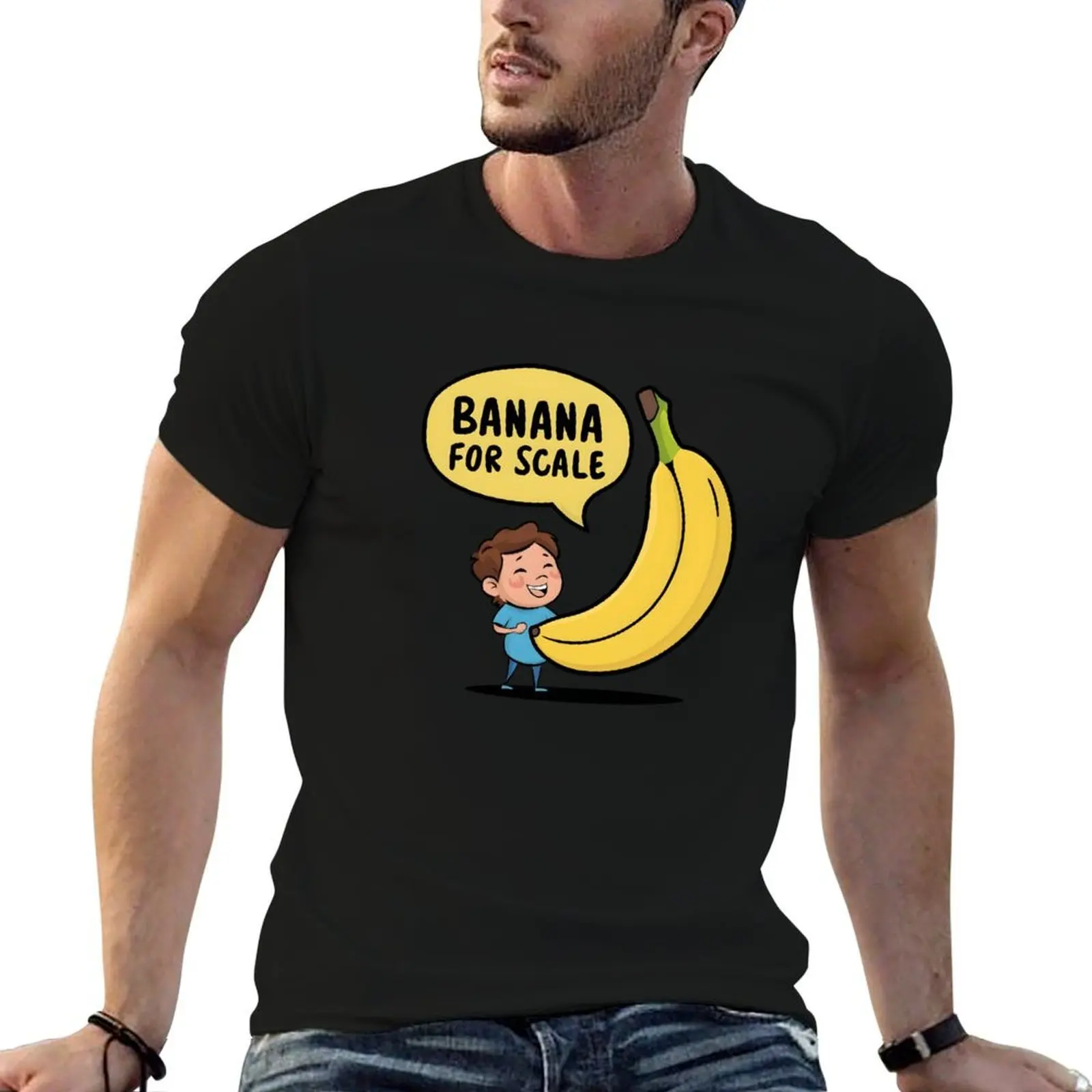 Banana for Scale T-Shirt summer tops tees heavy weight t shirts for men