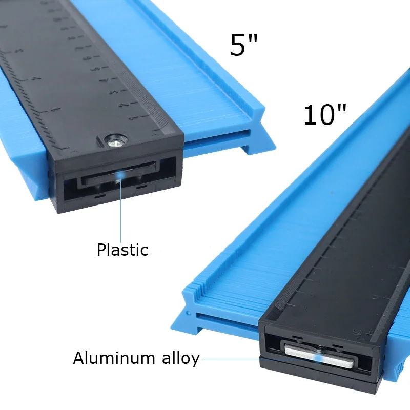 Jauge de contour standard pour carreaux, copie de carreaux, outil de marquage du bois, carreaux stratifiés, outils généraux, profil en plastique,