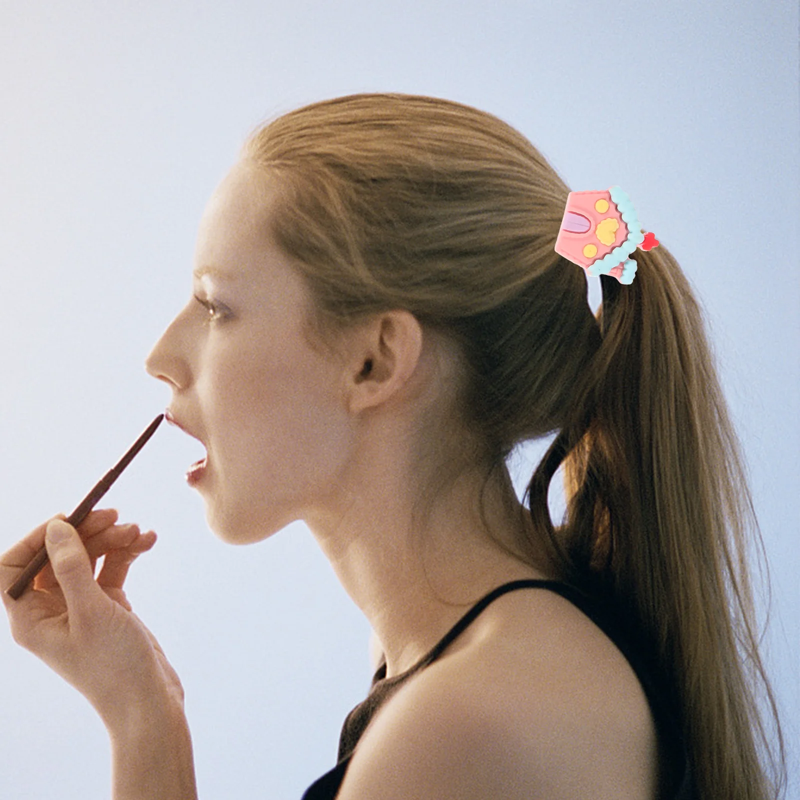 

6Pcs Christmas Hair Ties Elastic Ponytail Holders Hair Bands Girls Women Xmas Party Accessories Elastic Ponytail Holders