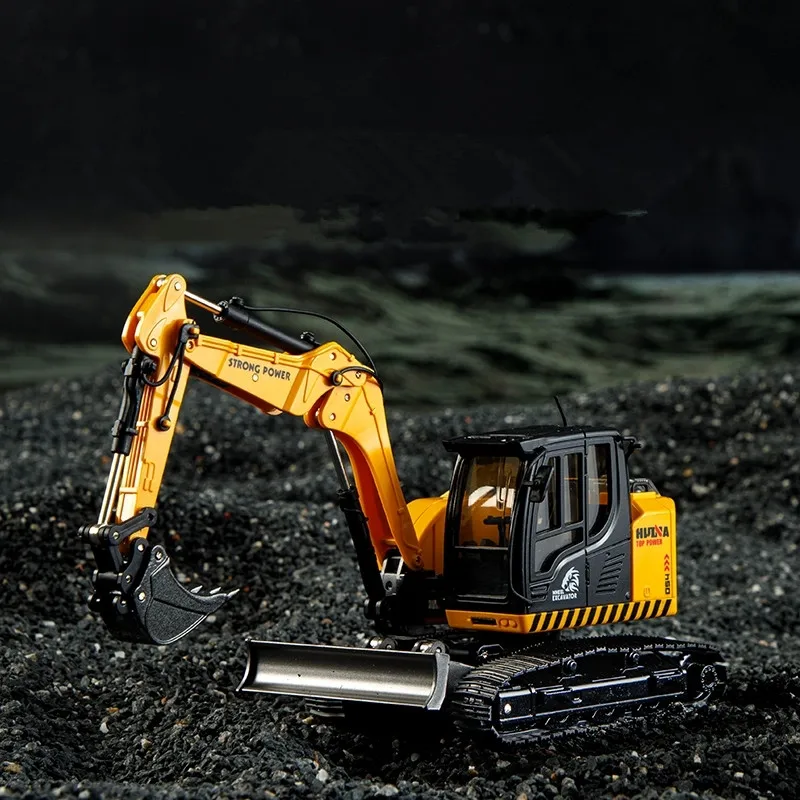 Alloy 1:50 engineering crawler excavator model,simulation engineering car accessories,original packaging gifts,wholesale