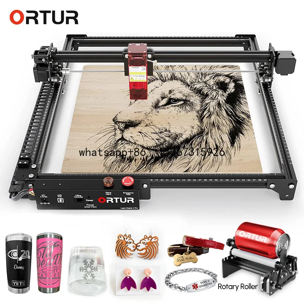 

ORTUR Laser Master 2ProS2 For Beginner Wood Acrylic Engraving Cutting Machine 40*40CM DIY Woodworking Diode Lase Engraver Cutter