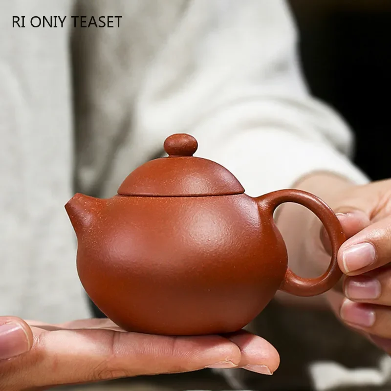 

130ml Authentic Yixing Purple Clay Teapot Raw Ore Zhu Mud Home Tea Pot Zisha Filter Beauty Tea Kettle Chinese Teaware Supplies