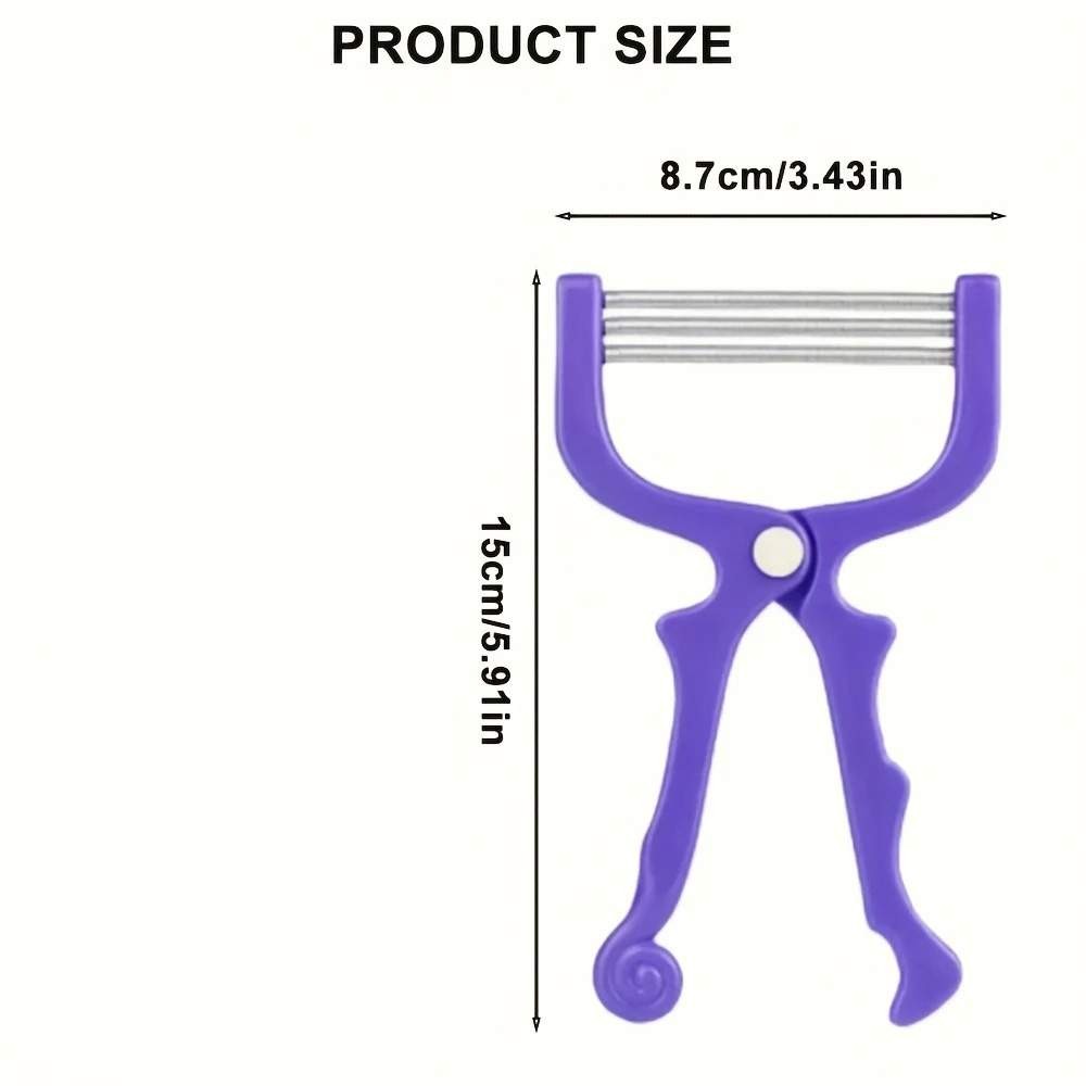 Portable Manual Hair Spring Remover for Women, Suitable for Face, Chin, Cheeks, Beard, Upper Lip - Facial Hair Remover Tool