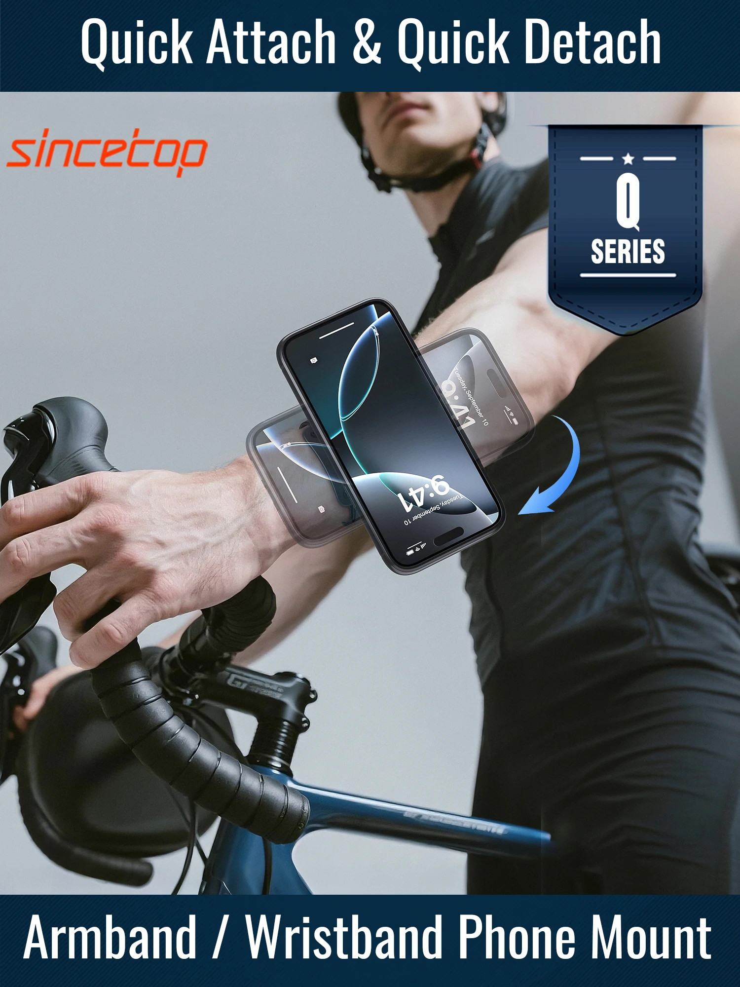 Wristband/Armbands Phone Holder,Outdoor Running Climbing Fitness Arm Band Wrist Case Stand Lock Men Women for iPhone Xiaomi