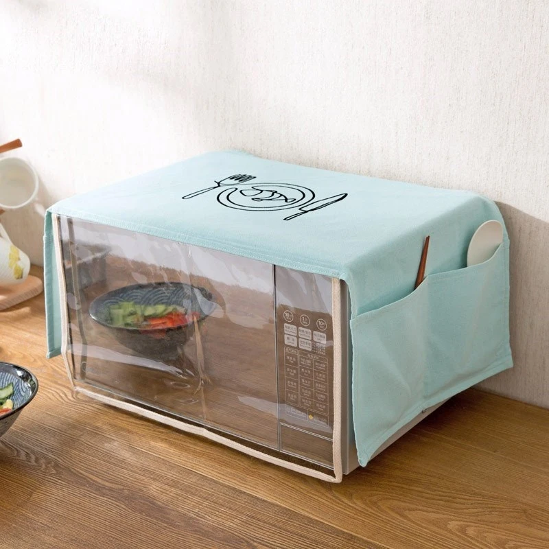 Microwave Oven Cover Cloth Waterproof and Oil-proof Bag Dust-proof and Dirty Cover Fabric Oil Oven Kitchen