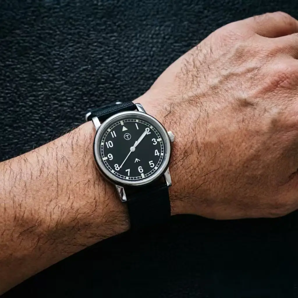 men watches 36mm/40mm Outdoor Watch Nylon Strap C3 Green Luminous PC21 Quartz Movement Pilot Case Vintage Wristwatch Waterproof