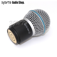 Replacement Wireless Handheld Microphone Grille Cartridge Capsule Head Shure BETA58A SM 58 PGX2 PG4 SLX2 SLX4 Frame Shell