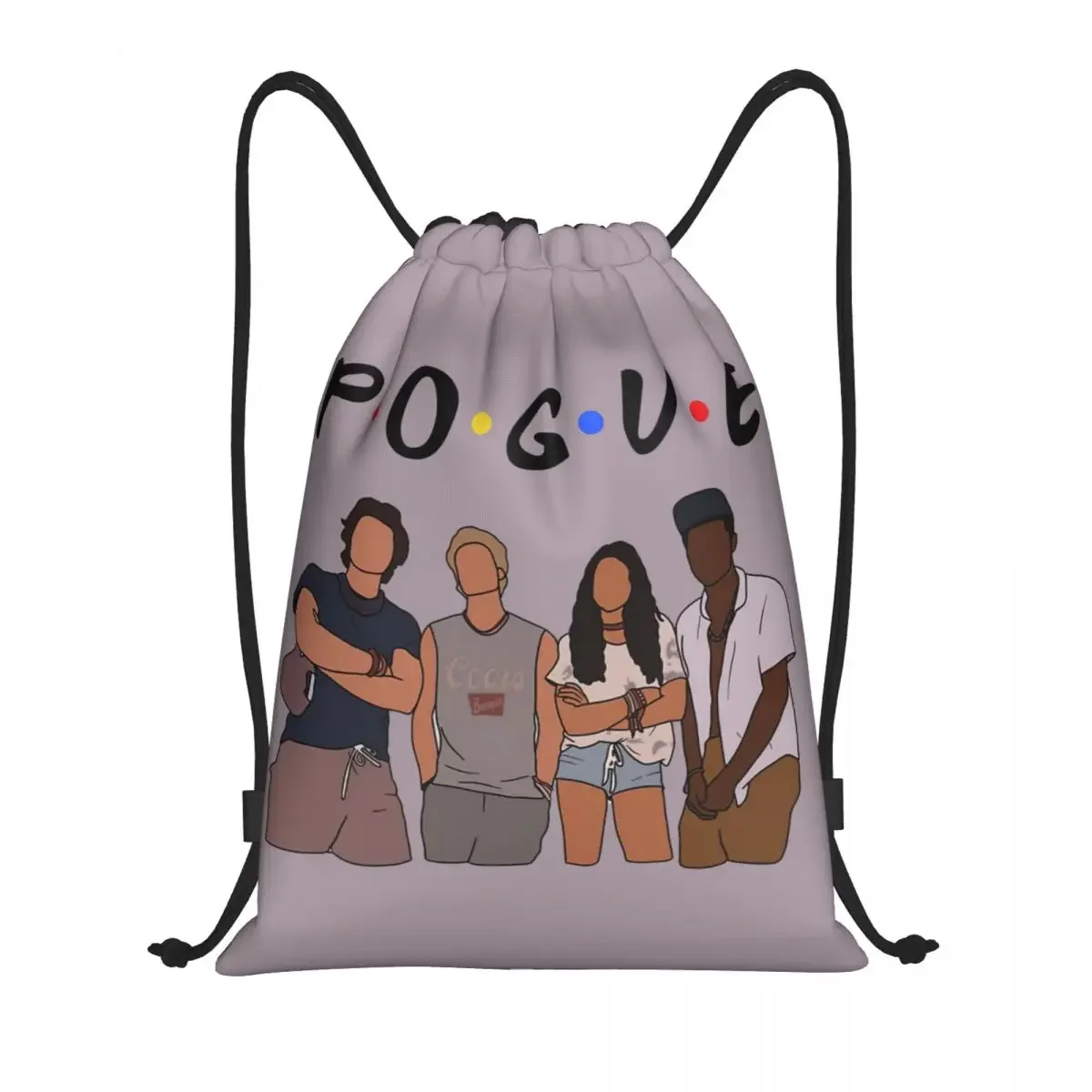 

Custom Pogue Life Outer Banks Drawstring Bags for Shopping Yoga Backpacks Men Women Sports Gym Sackpack