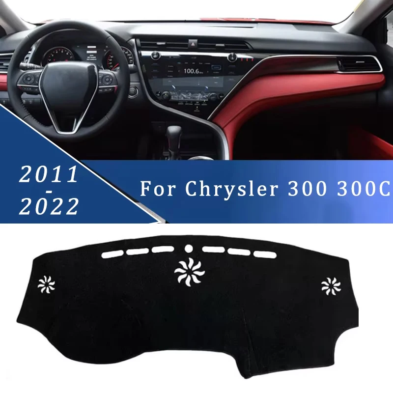 

Car Dashboard Cover Sun Shade Mats Avoid Light Pads Instrument Panel Protective For Chrysler 300 300C 2011-2012 Models