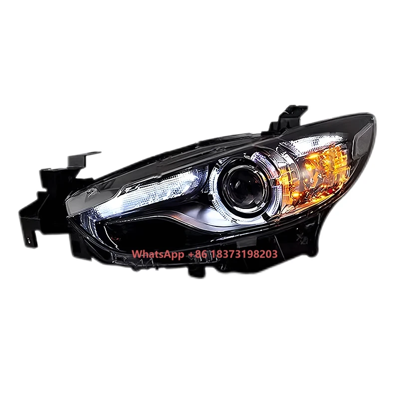 

Car Lights for Mazda 6 Atenza 2014-2016 LED Headlights Assembly Upgrade High Configuration Mazda 6 DRL Dynamic Turn Signal Lamp