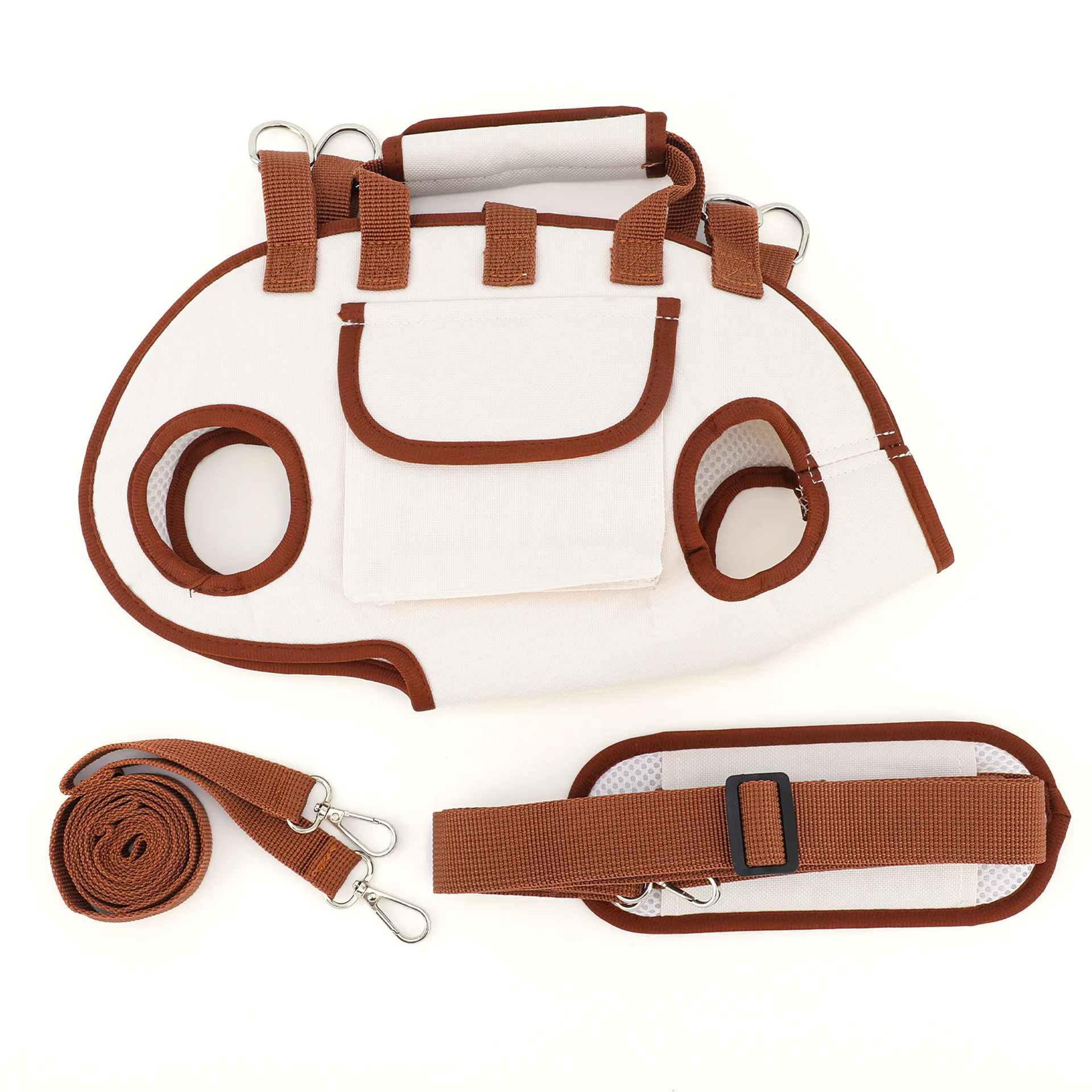 Mochila transpirable para perros pequeños con patitas fuera exterior - imagen 2