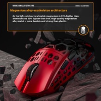 Darmoshark M2 Lightweight Wireless Mouse Magnesium Alloy Three-Mode Esports Game Bluetooth 2.4g Surprise Gift For Office Use