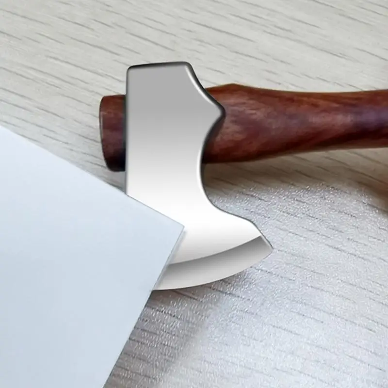 Adereços eixos miniatura, estatueta eixos à prova ferrugem aço inoxidável para decoração trabalho,